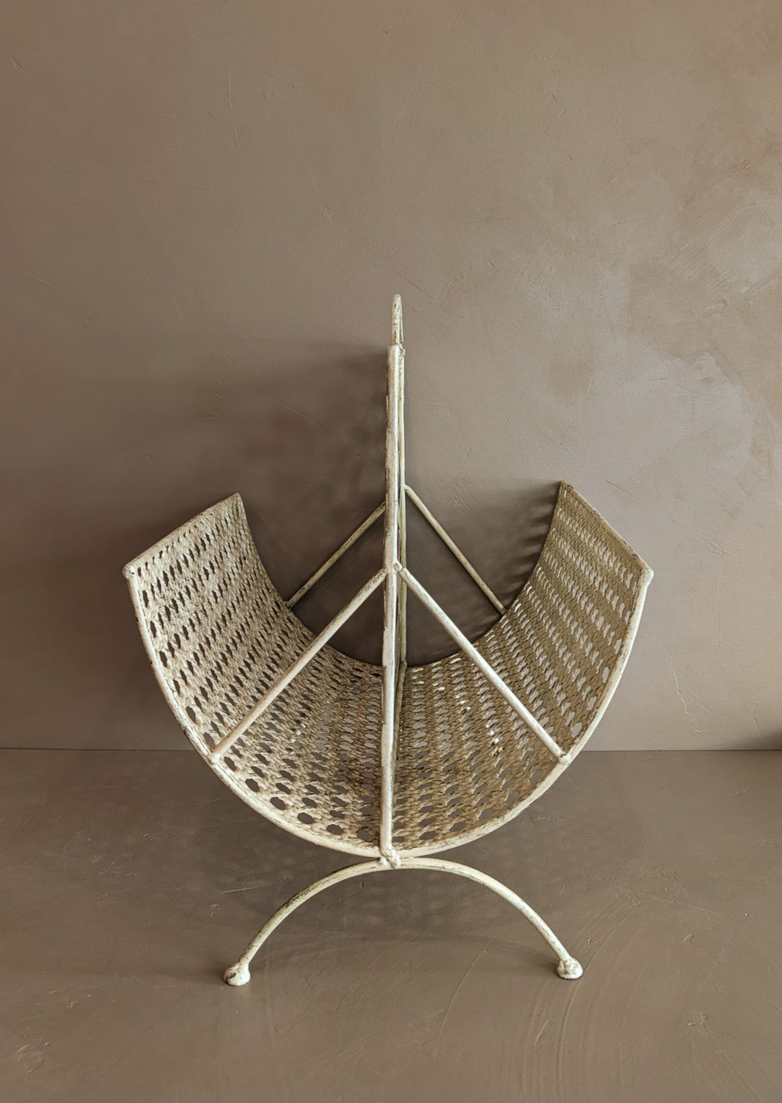 Midcentury Mathieu Matégot-style Magazine Rack