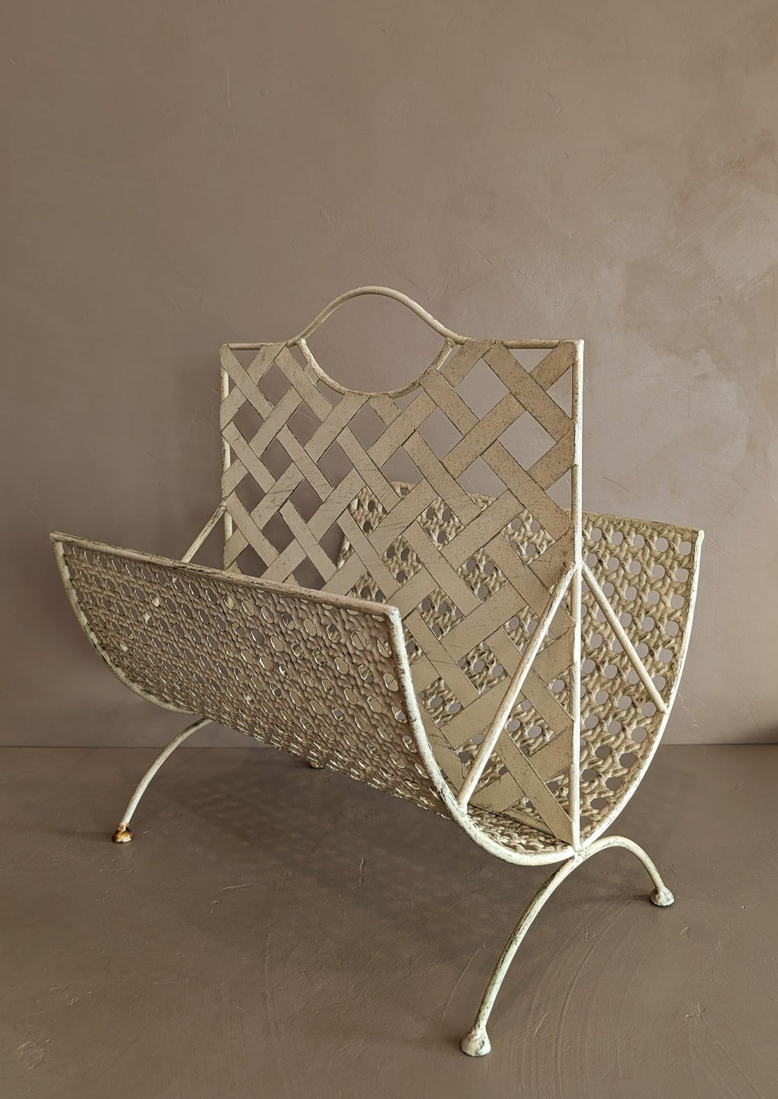 Midcentury Mathieu Matégot-style Magazine Rack