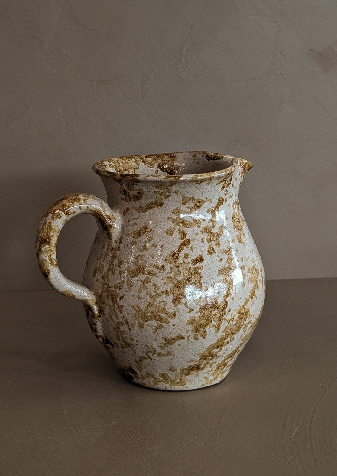 Vintage Spongeware Pitcher