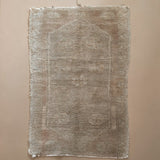 Vintage Mini Neutral Muted Turkish Rug 1'10" x 2'9"