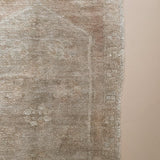 Vintage Mini Neutral Muted Turkish Rug 1'10" x 2'9"