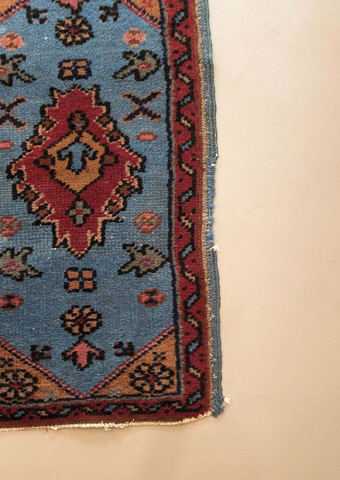 Vintage Mini Persian Rug 1'4" x 2'4"