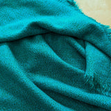 Vintage Teal and Green German Dolan Blanket