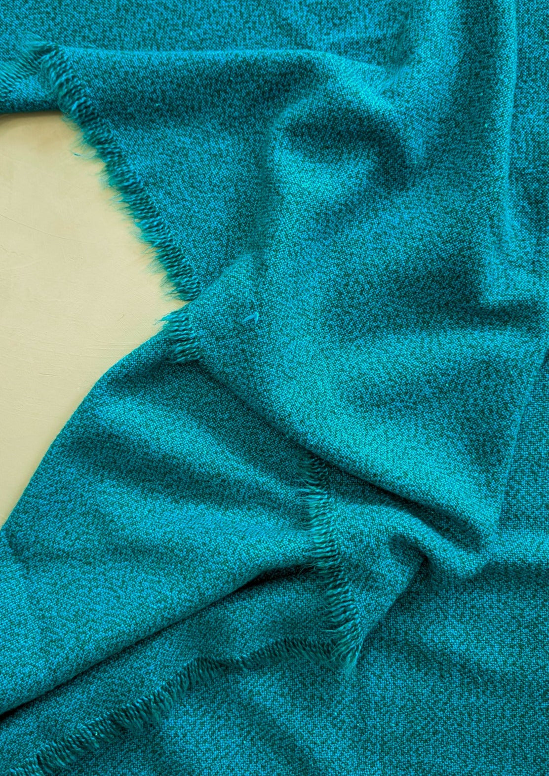 Vintage Teal and Green German Dolan Blanket