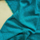 Vintage Teal and Green German Dolan Blanket