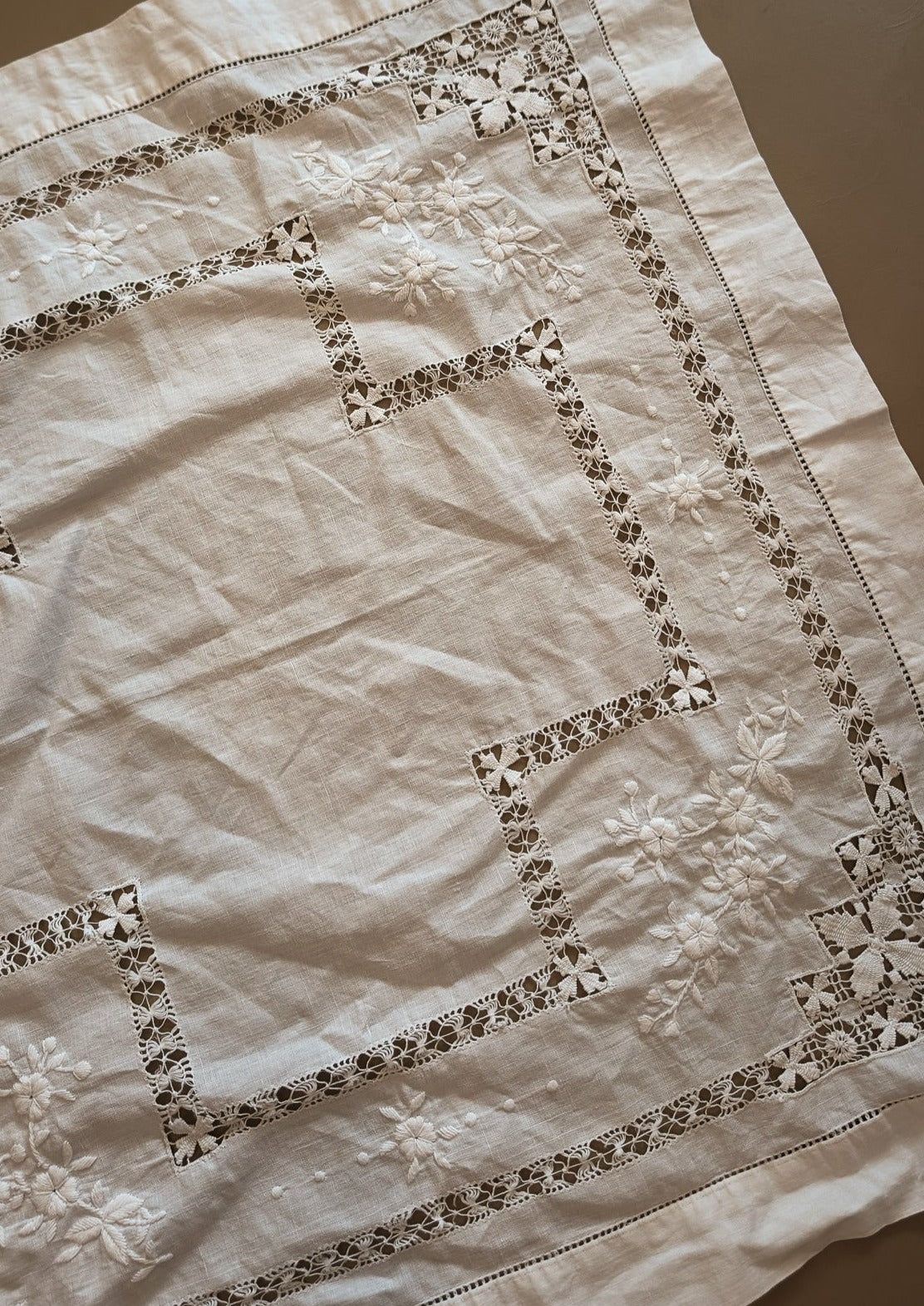 Petite Vintage Square Tablecloth