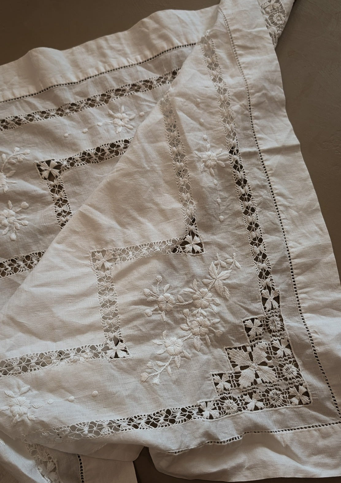 Petite Vintage Square Tablecloth