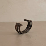 Modern Copper-Toned Bangle Bracelet