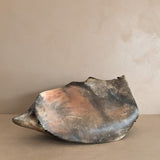 Unsigned Jan Jacque Raku Hanging Sculpture/Planter #1