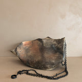 Unsigned Jan Jacque Raku Hanging Sculpture/Planter #1