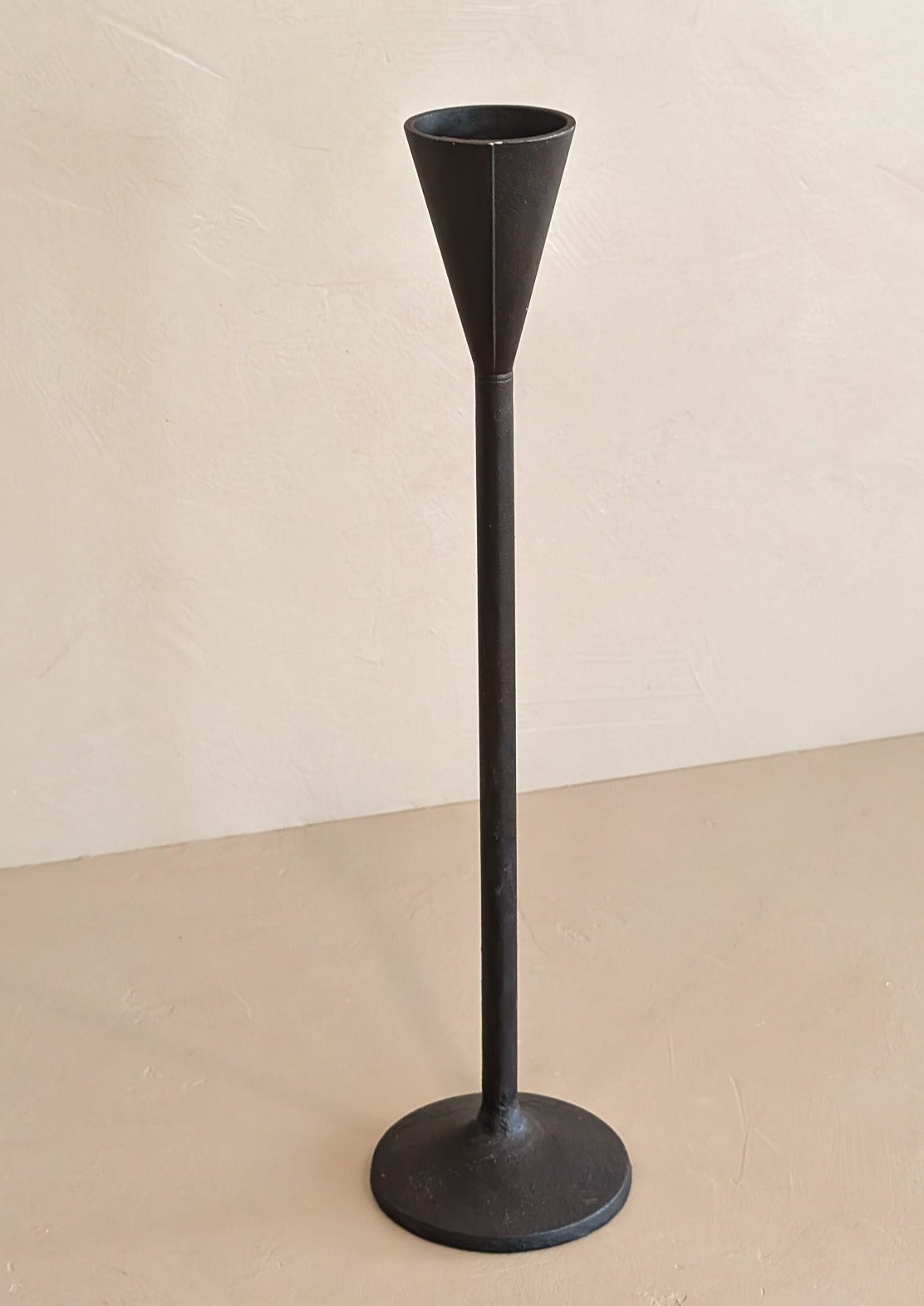 Midcentury-Style Metal Candlestick