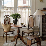 Pair of Vintage Thonet Bentwood and Cane Accent Chairs