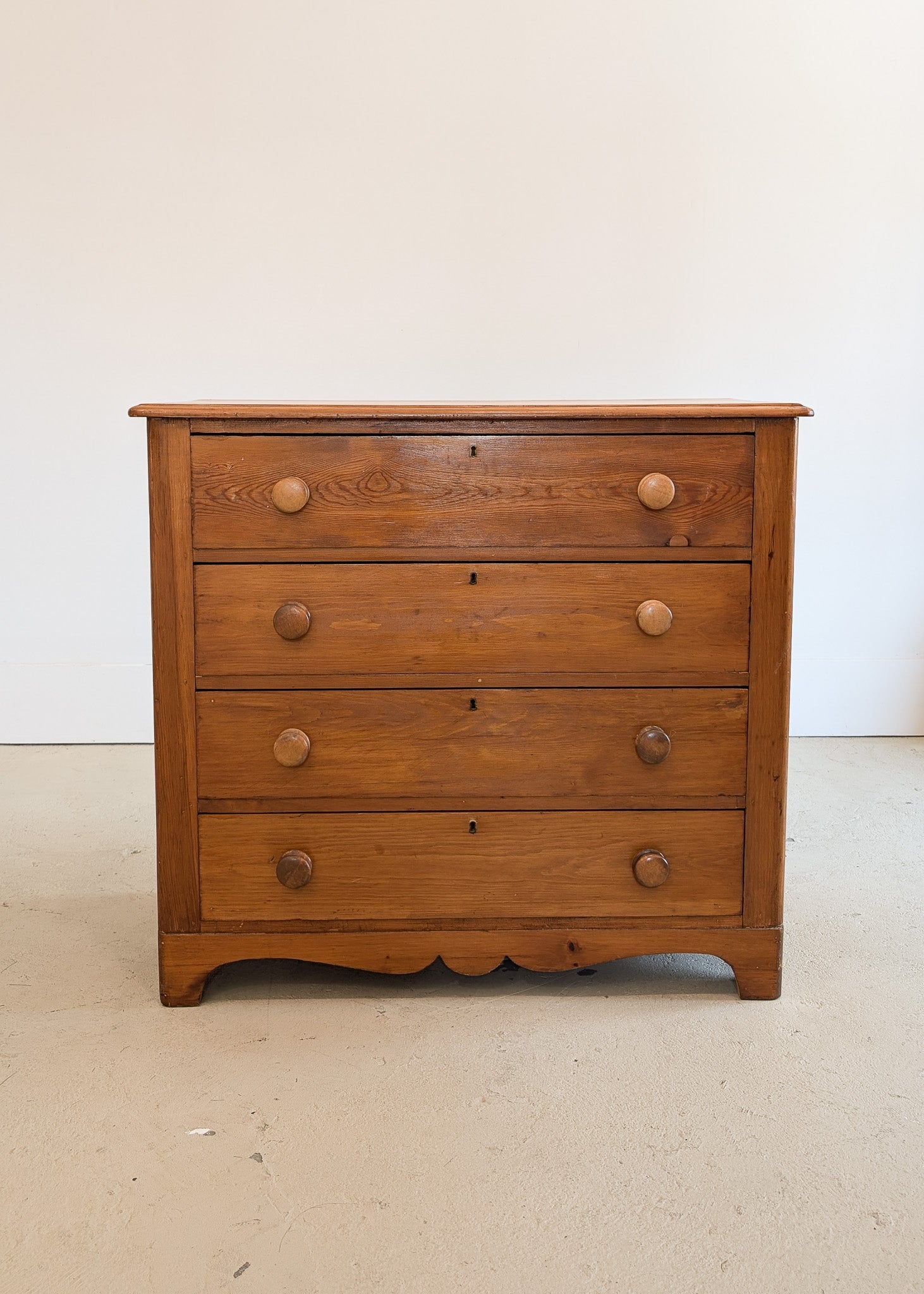 Antique Victorian Pine Dresser with Chunky Wooden Knobs Levity Interiors Antique Victorian Pine Dresser with Chunky Wooden Knobs Levity Interiors