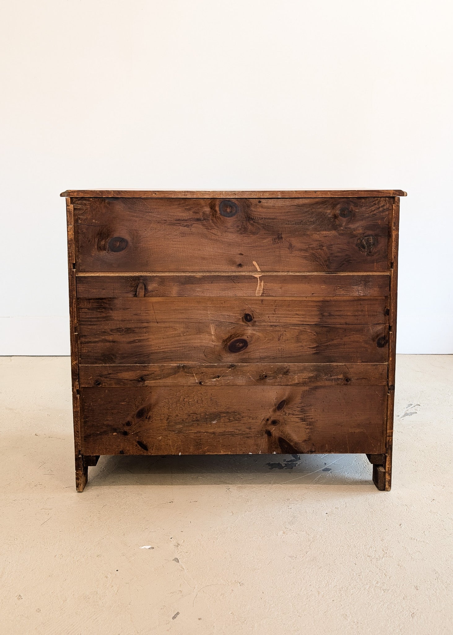 Antique Victorian Pine Dresser with Chunky Wooden Knobs