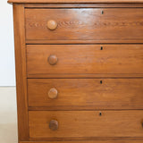 Antique Victorian Pine Dresser with Chunky Wooden Knobs