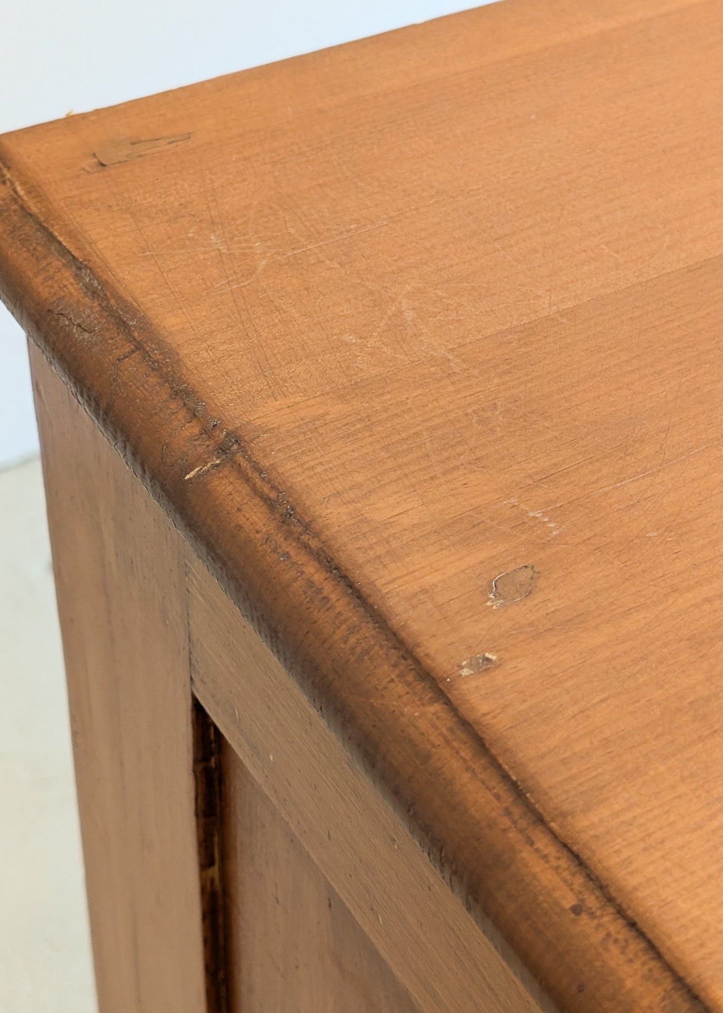 Antique Victorian Pine Dresser with Chunky Wooden Knobs