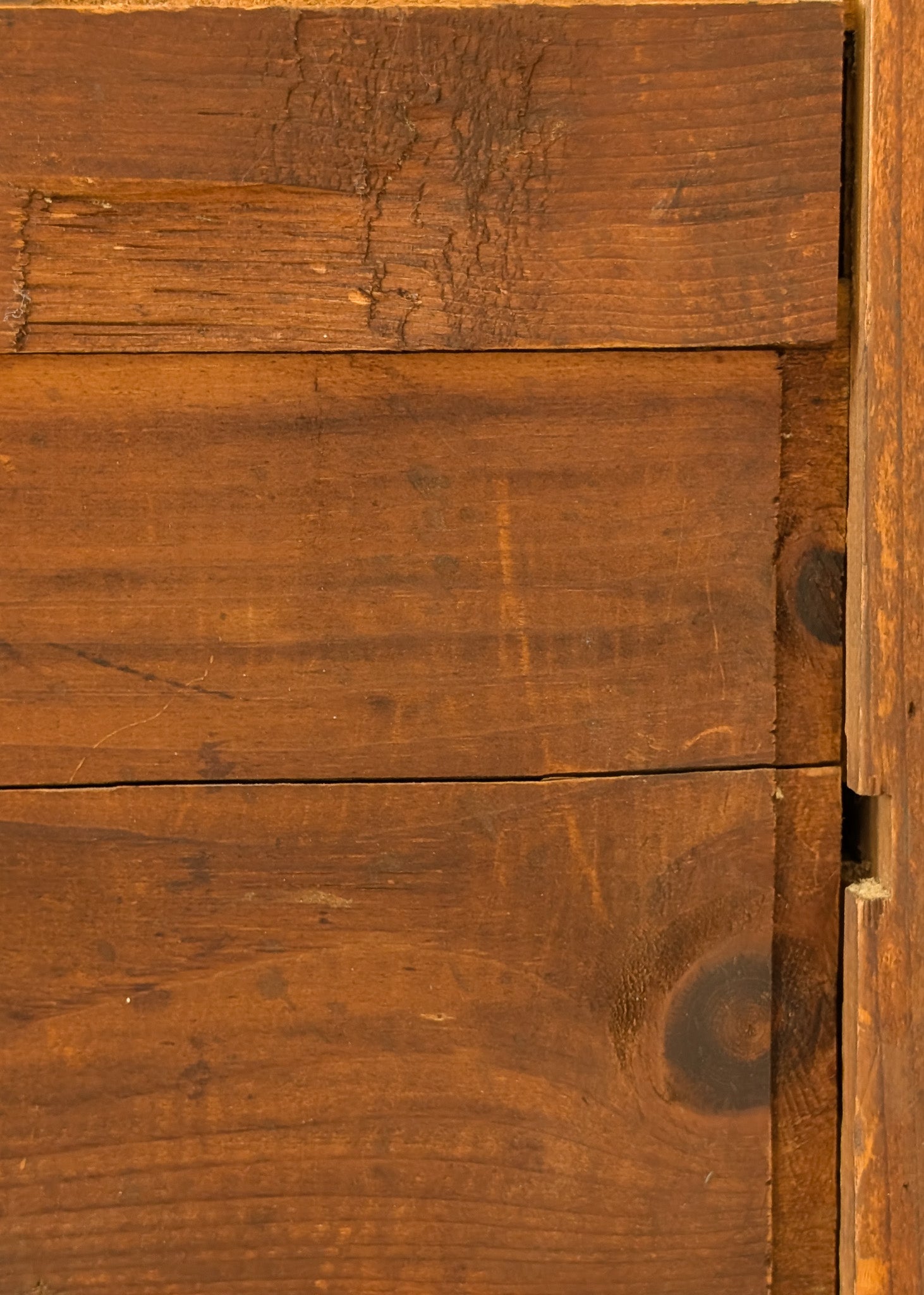 Antique Victorian Pine Dresser with Chunky Wooden Knobs