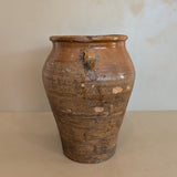 Antique French Clay Pot with Handles