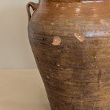 Antique French Clay Pot with Handles