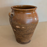 Antique French Clay Pot with Handles