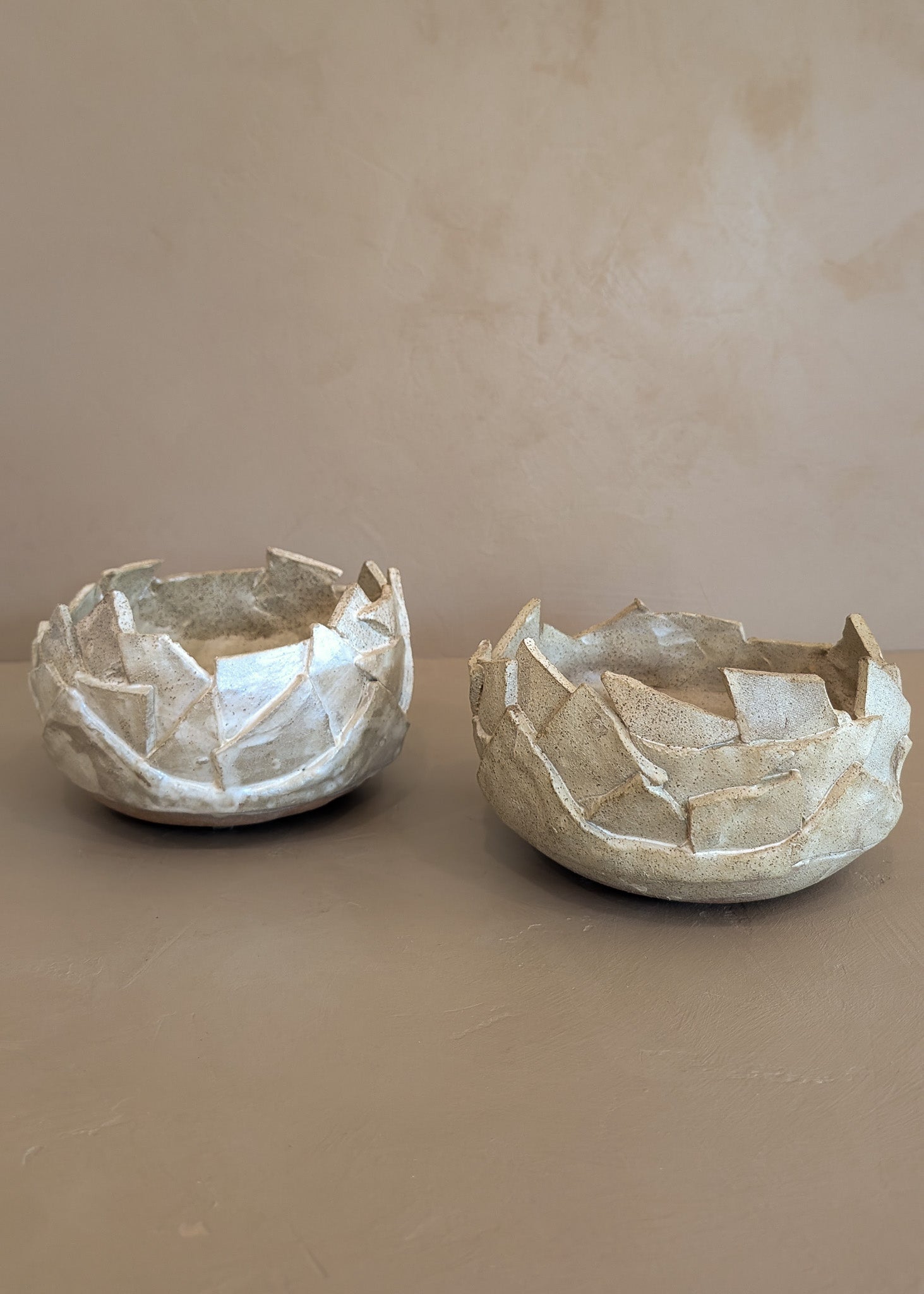 Organic Modern Brutalist-style Studio Pottery Bowl #2