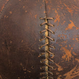 Large Vintage Leather Medicine Ball