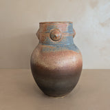 Neutral Studio Pottery Vase with Unique Spike Detailing