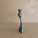 Vintage Brutalist Bronze Paul Evans-Style Candelabra