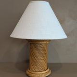 Vintage Chunky Pencil Reed Column Lamp