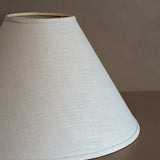 Vintage Cream Linen Empire Lampshade