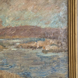 Signed and Framed 1935 Danish Impressionist Landscape Oil Painting