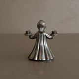 Petite Vintage Silver Choir Child Candelabra