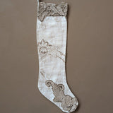 Handmade Vintage Fabric Stocking #9