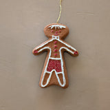 Vintage Japanese Gingerbread Man Ornament