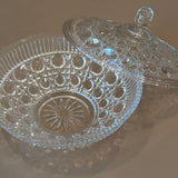 Vintage Lidded Glass Candy Dish