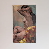 Large Colorful Nude Impressionist Painting by Thelma Thal