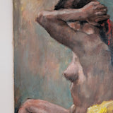 Large Colorful Nude Impressionist Painting by Thelma Thal