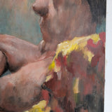 Large Colorful Nude Impressionist Painting by Thelma Thal