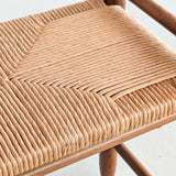 Danish-Style Paper Cord and Wood Stool #1