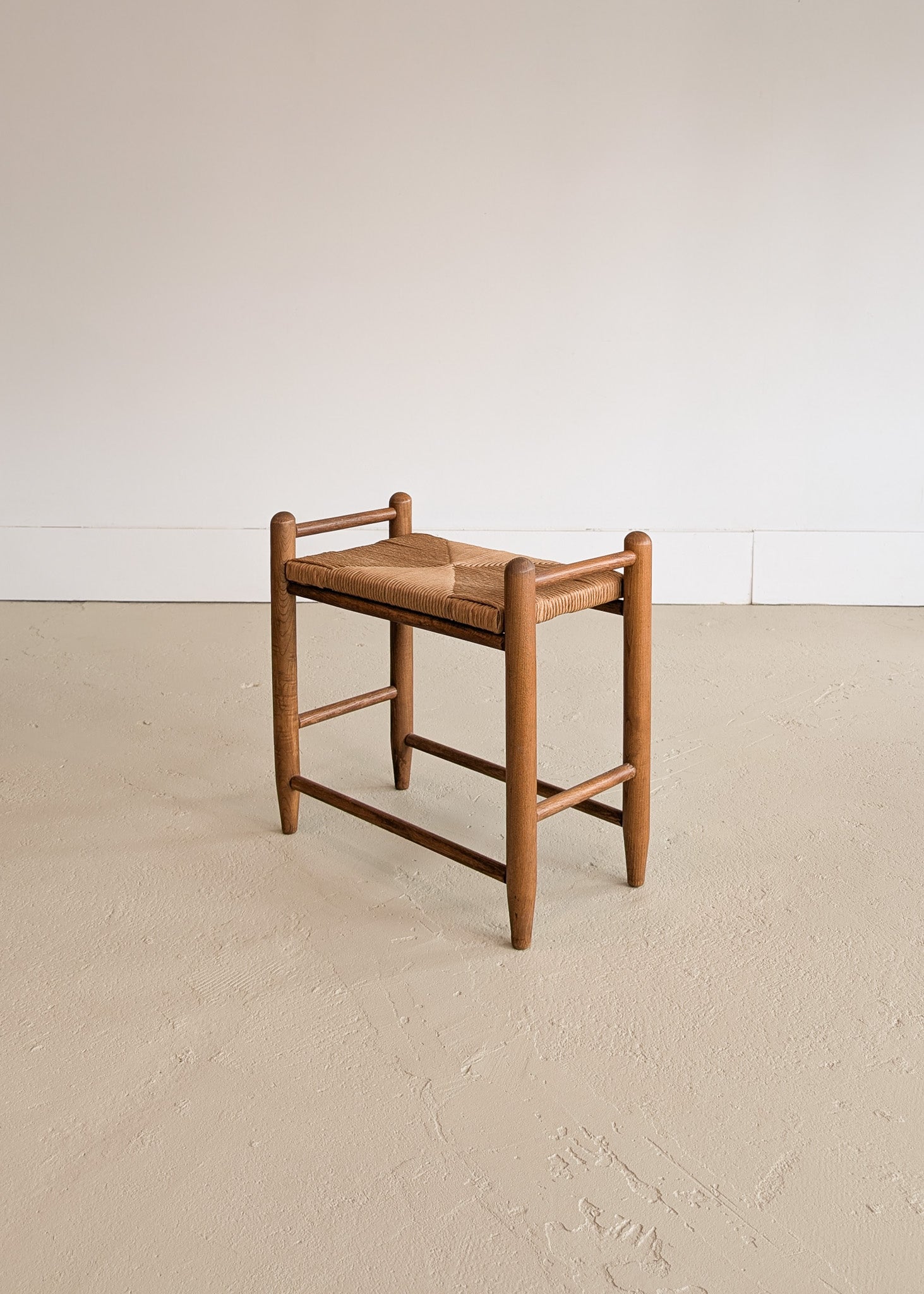 Danish-Style Paper Cord and Wood Stool #2