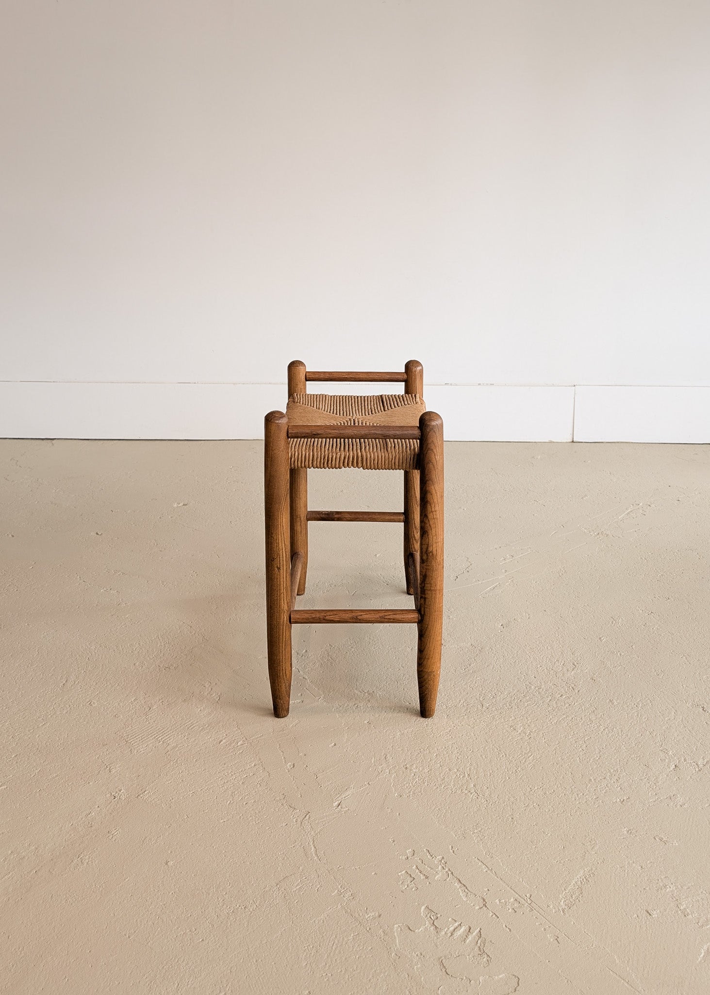 Danish-Style Paper Cord and Wood Stool #2