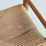 Danish-Style Paper Cord and Wood Stool #2