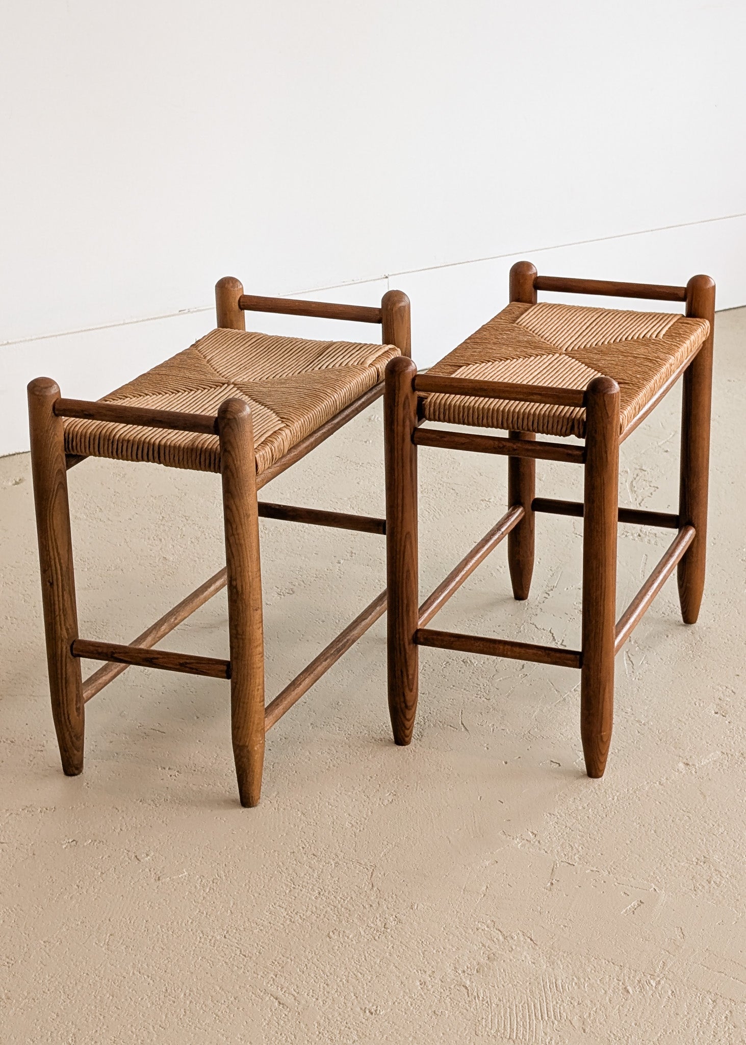 Danish-Style Paper Cord and Wood Stool #2