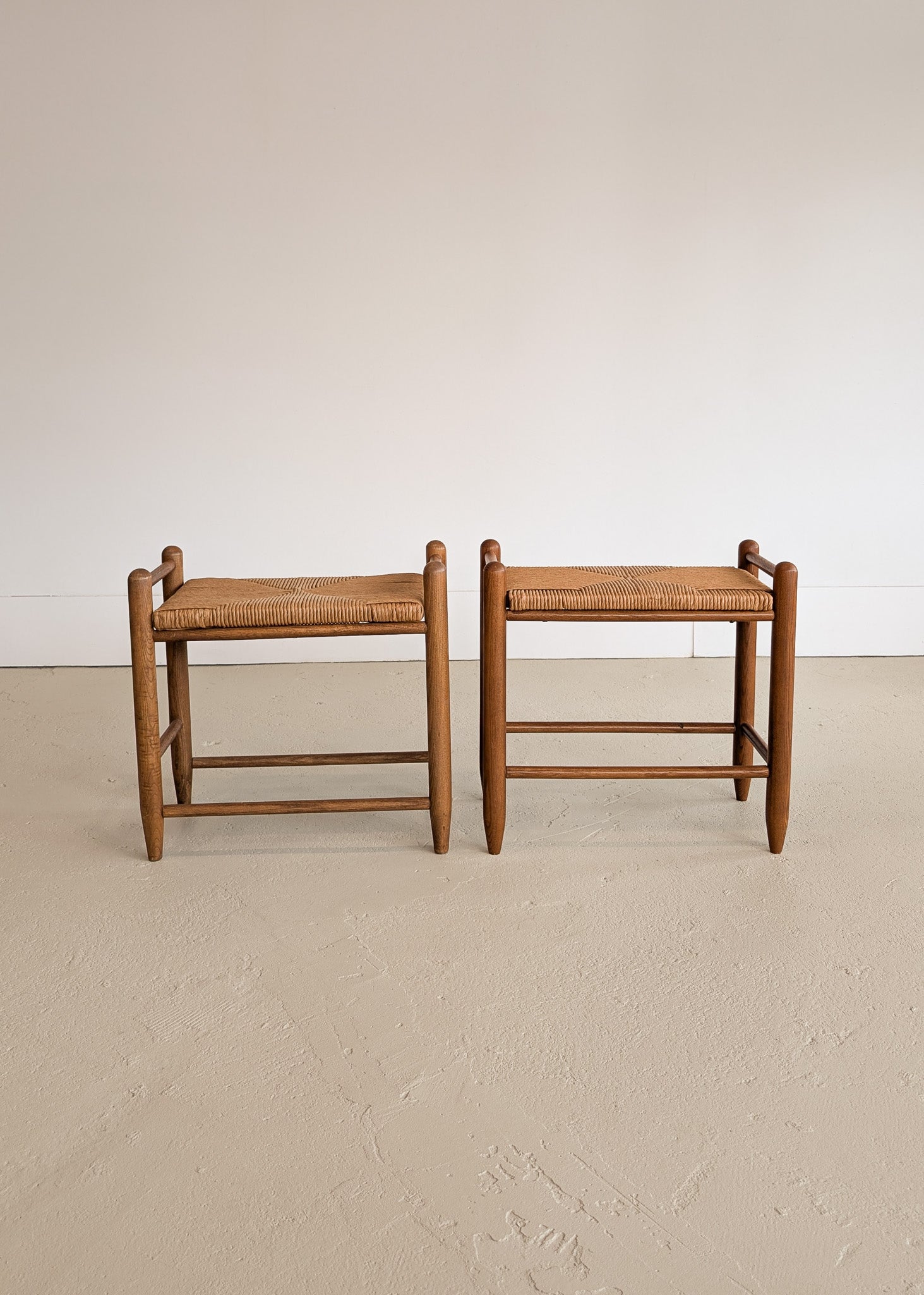 Danish-Style Paper Cord and Wood Stool #2