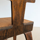 Vintage 1940s Nathan Lerner Birch Plywood Chair