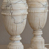 Pair of Vintage Italian Alabaster Lamps