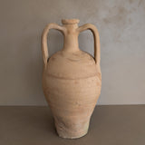 Vintage Amphora-Style Turkish Olive Oil Jug with Wavy Freeform Etchings #4 - 17-1/2" Height