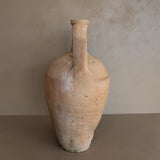 Vintage Amphora-Style Turkish Olive Oil Jug with Wavy Freeform Etchings #4 - 17-1/2" Height