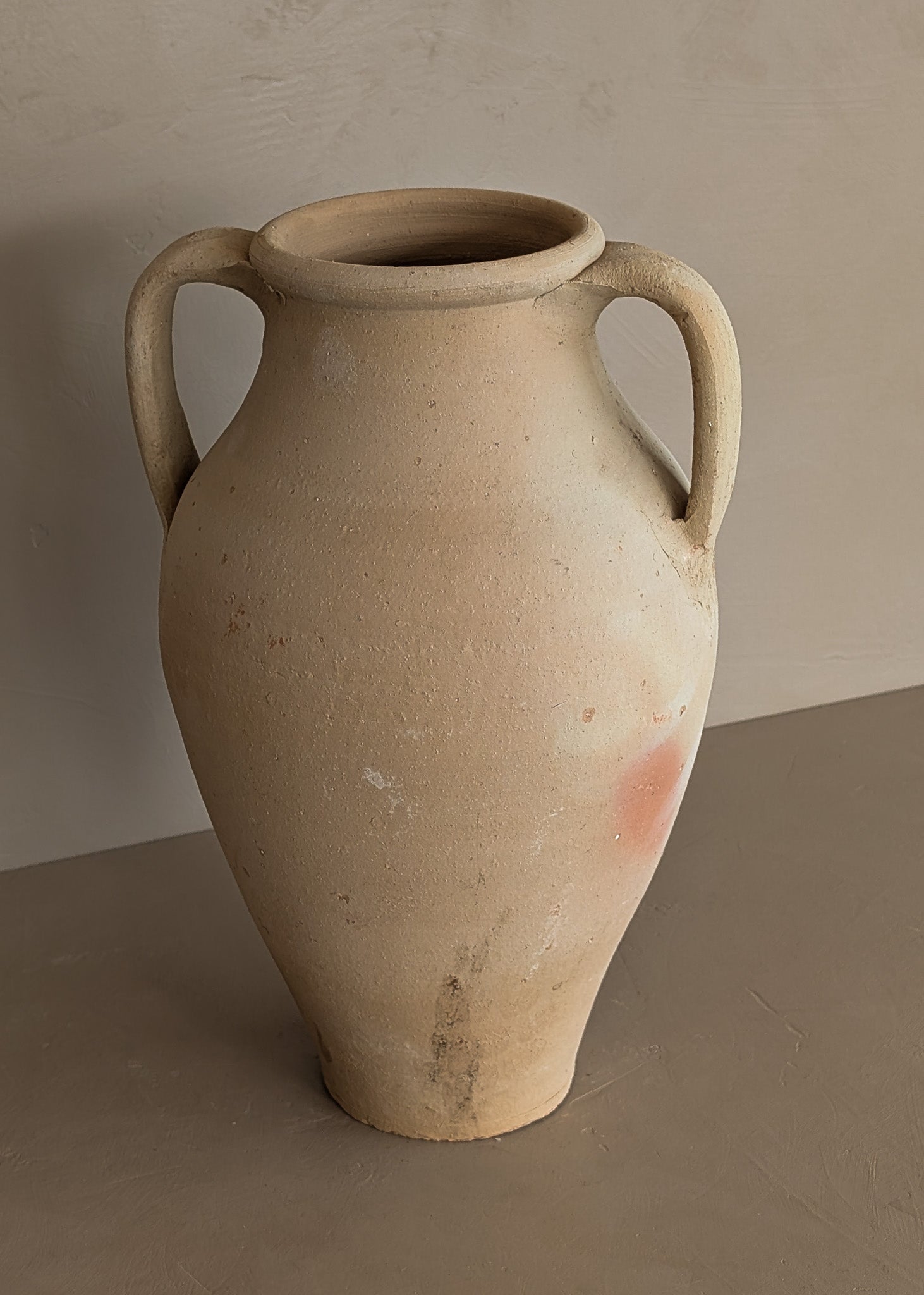 Turkish Olive Oil Jug #14 - 13-1/4" Height