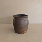 Antique Dark Brown Crock